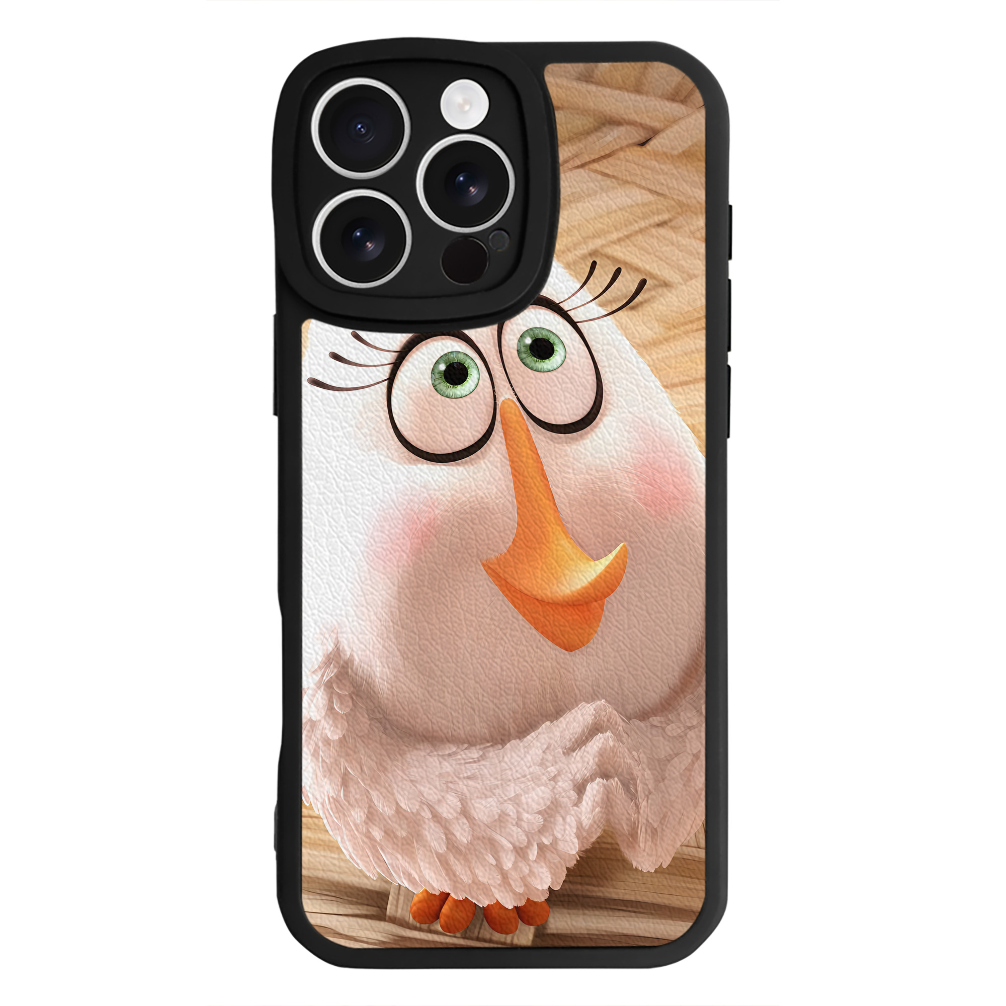 （画像用） Angry Birds アングリーバード 【iPhone 16シリーズ対応】シリコンスマホケース（レザー調） 材質：シリコン